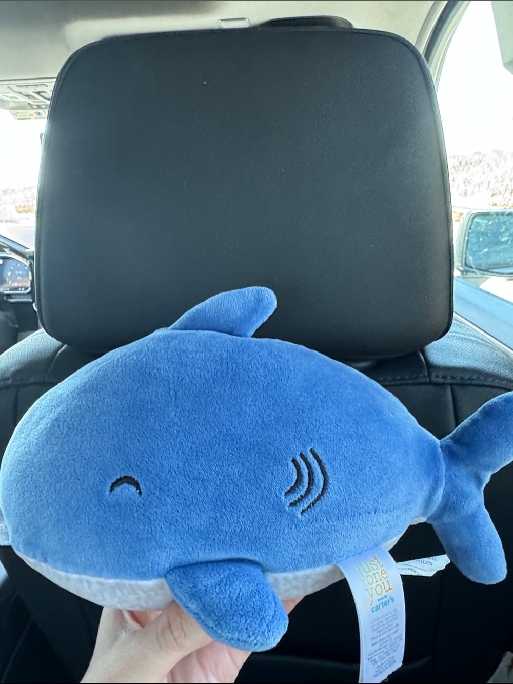 Carter's Blue Plush Whale Toy